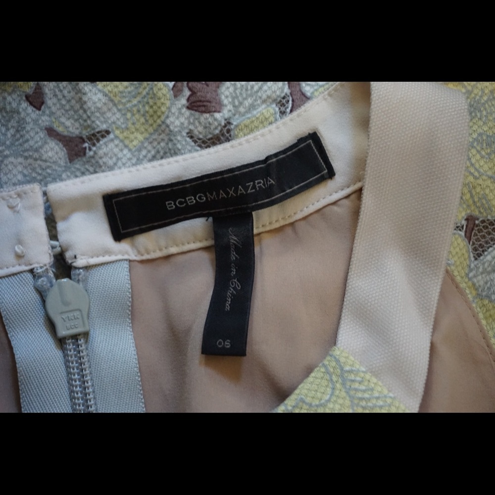BCBGMAXAZRIA Floral Appliqué Mini Dress - Picture 2 of 3